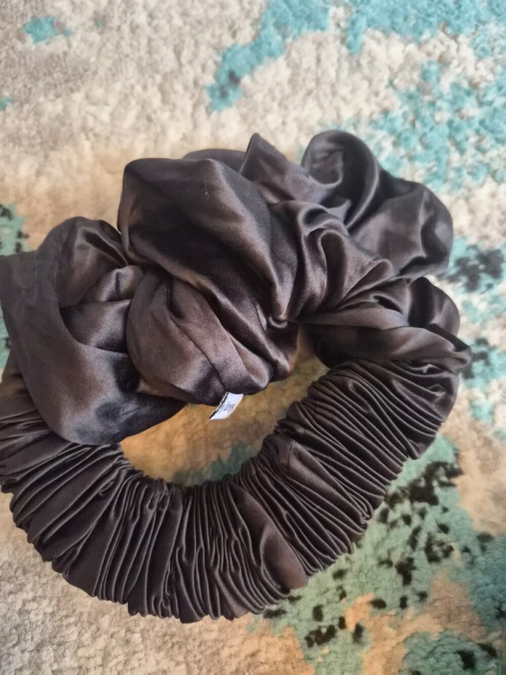 The Sleepy Tie Scrunchie - Midnight Medium - Picture 6 of 8